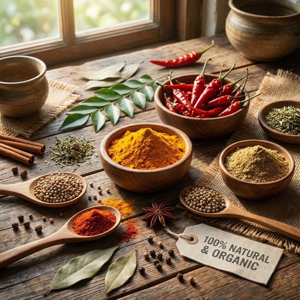 100% Natural Spices